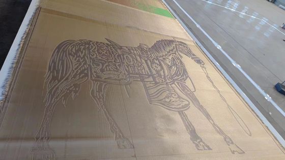 Villa Custom 3d Metallnetz / Kupfernetz / Messingnetz Gewebtes Wandbild