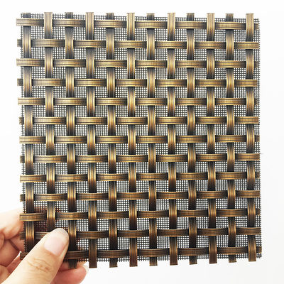 2-6mm Mesh Größe Dekorative Metallgitter in quadratischer Lochform
