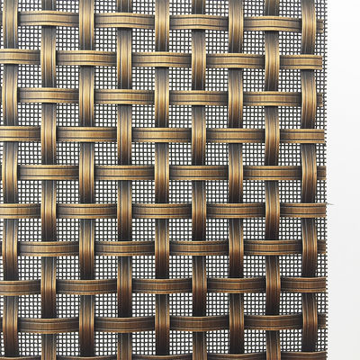 2-6mm Mesh Größe Dekorative Metallgitter in quadratischer Lochform