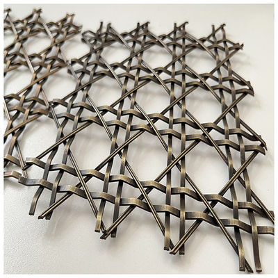 Elevate Innenarchitektur Dekorativ Metallgrill Mesh Öko-freundlich Twill Weave