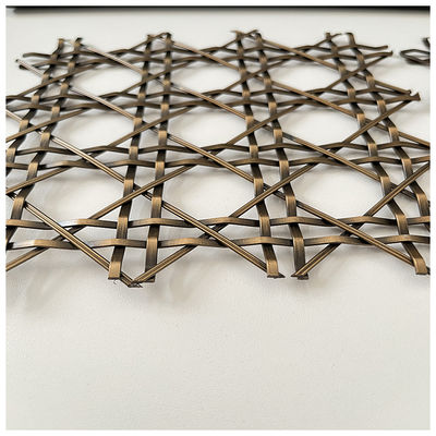 Elevate Innenarchitektur Dekorativ Metallgrill Mesh Öko-freundlich Twill Weave