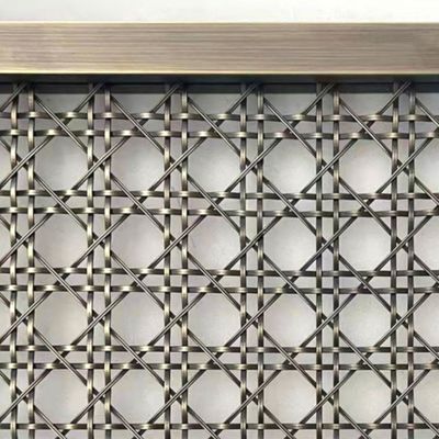 Innenarchitektur-Upgrade Dekorative Drahtnetzgitter Perfekte Wahl mit Weft Durchmesser 1mm-5mm