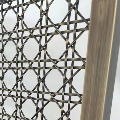 Innenarchitektur-Upgrade Dekorative Drahtnetzgitter Perfekte Wahl mit Weft Durchmesser 1mm-5mm