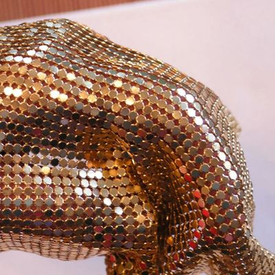 Dekorative Verkleidung Metall Aluminium Sequins Ölbeständiges Metallnetz Bekleidung