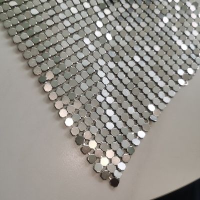 Wasserdichtes Metallnetz Gewebe Sequin Gebäude Trennwand
