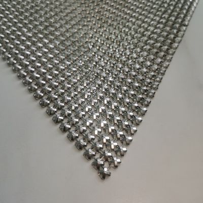 Dekorative Verkleidung Metall Aluminium Sequins Ölbeständiges Metallnetz Bekleidung