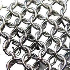 Dekorative Kette aus Edelstahl Ring Mesh Vorhang Bildschirm Gebäude Außenwand
