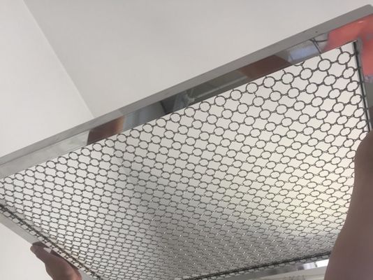 Edelstahl Verknüpfung und Ring Ring Gitter Vorhang Schutz für Industrie