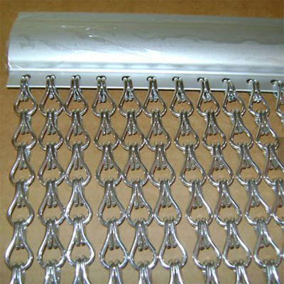Metall-Türvorhang Kette Fliegvorhang für Türen Mesh Fliegvorhang Vorhang