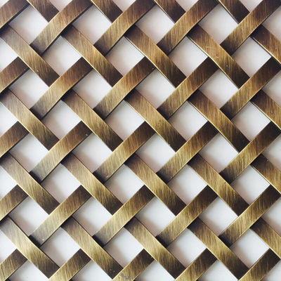 Anodisiertes Gewebe aus Edelstahl für Architekturplatten für Schränke