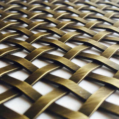 Anodisiertes Gewebe aus Edelstahl für Architekturplatten für Schränke