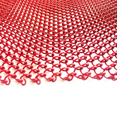 Individuelle Metall-Coil-Drapery 1,1 kg/m2 Gewicht und individuelle Lochgröße für die Leistung