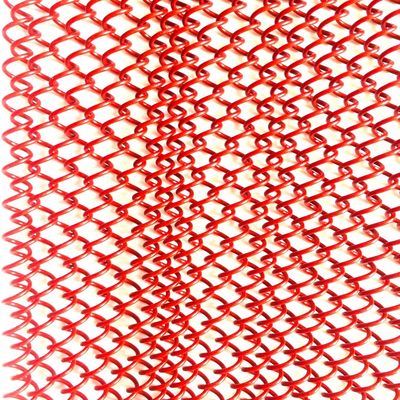 Individuelle Metall-Coil-Drapery 1,1 kg/m2 Gewicht und individuelle Lochgröße für die Leistung