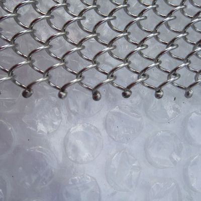 0.5-2mm Dicke Bronze Metallwolle Vorhänge für Runde Fensterbehandlung Vorhang