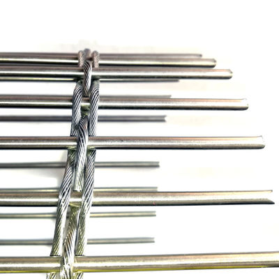 Metallfassadenpaneele Außenwandverkleidung Flexibles Metallnetz Fassadenpaneele Metallarchitektonisches Netzvorhang