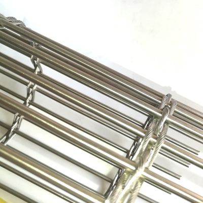 Metallfassadenpaneele Außenwandverkleidung Flexibles Metallnetz Fassadenpaneele Metallarchitektonisches Netzvorhang
