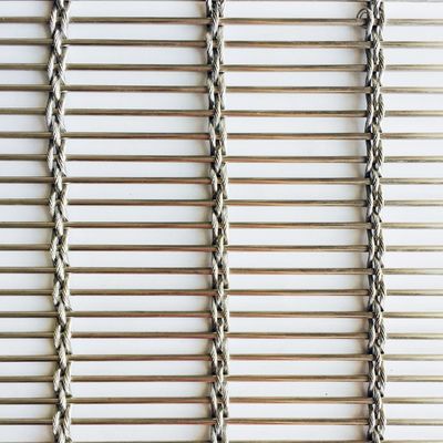 Anpassungsfähiges Architekturgewebtes Drahtnetz / Edelstahlgewebtes Drahtnetz für Fassaden