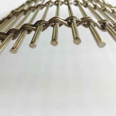 Hochfeste architektonische Drahtnetze aus Edelstahl/Kupfer/Brass Polsteroberfläche ISO9001-zertifiziert