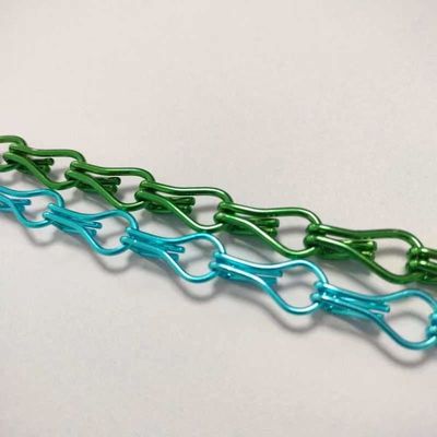 2mm Dekorativ Aluminium Haken Vorhänge Für Innenbereich Trennwände Mehrfarben verfügbar