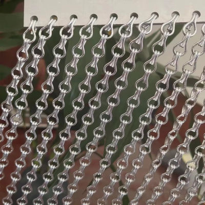 Aluminiumkettenvorhang Fliegschirm Haltbarkeit Lüftungsschirm Türen