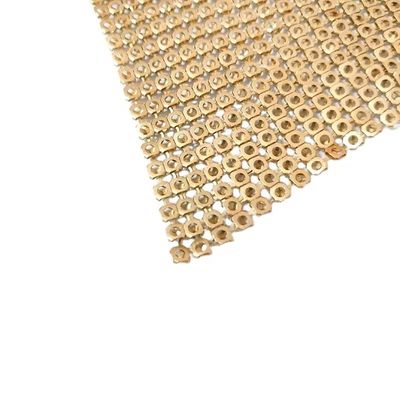 Flexible Aluminium Metall Sequin Mesh Metallische Stoffkette Mail Curtain Stoff