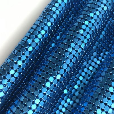 Flexible Aluminium-Sequin Mesh Stoff Kette Post Stoff für Tischdecken Kette Post Vorhänge