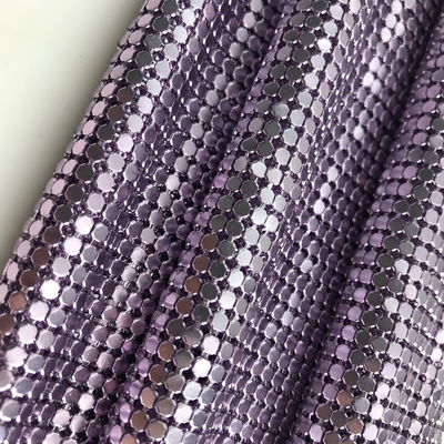 Flexible Aluminium-Sequin Mesh Stoff Kette Post Stoff für Tischdecken Kette Post Vorhänge