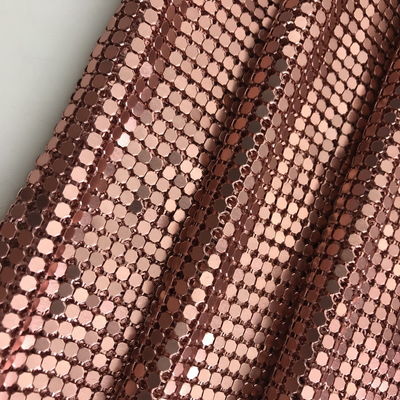 Flexible Aluminium-Sequin Mesh Stoff Kette Post Stoff für Tischdecken Kette Post Vorhänge