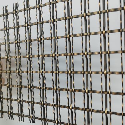 Korrosionsbeständige Bronze aus Edelstahl Gewebtes Drahtnetz für Schränke