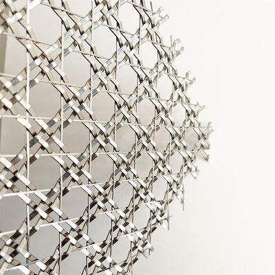 Elegantes architektonisches Metallnetz Gewebtes Drahtnetz für Dekorationsbildschirme für Möbel