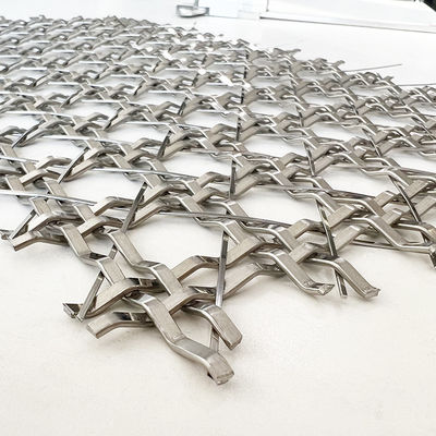 Elegantes architektonisches Metallnetz Gewebtes Drahtnetz für Dekorationsbildschirme für Möbel