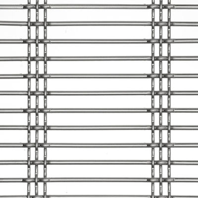 30m Kabel Architektonische Edelstahl Gewebtes Drahtnetz für Fassade Balkon und Trennwand Imitation Bambusweben