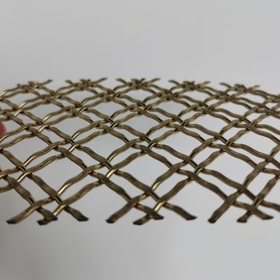 Architektonisches Krümmtes Gewebtes Drahtnetz Metalldrahtnetz Als Geländer kann als Innen- und Außensicherheit verwendet werden