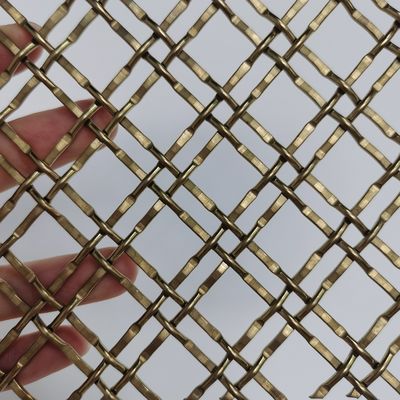 Architektonisches Krümmtes Gewebtes Drahtnetz Metalldrahtnetz Als Geländer kann als Innen- und Außensicherheit verwendet werden