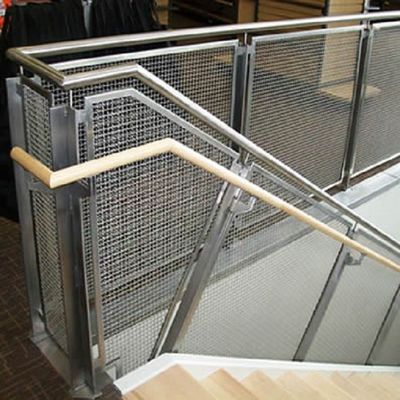 Architektonisches Krümmtes Gewebtes Drahtnetz Metalldrahtnetz Als Geländer kann als Innen- und Außensicherheit verwendet werden