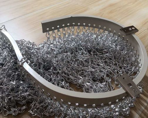 Aluminiumkettenart Gute Belüftungsleistung Innenarchitektur Trenndecke