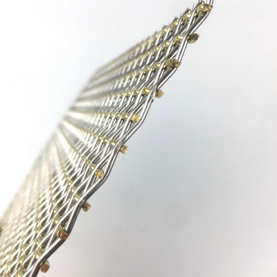 Anpassungsfähiges Metallnetz aus Edelstahl für harte Dekoration im Innen- und Außendesign