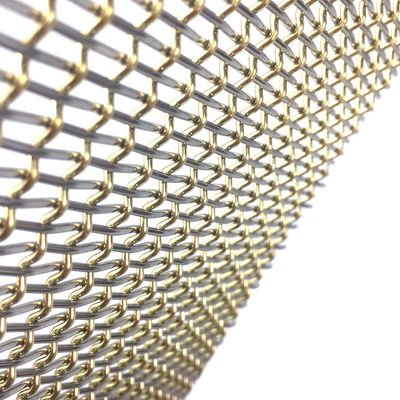 Anpassungsfähiges Metallnetz aus Edelstahl für harte Dekoration im Innen- und Außendesign