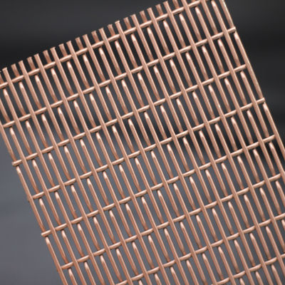 3 mm Dicke Dekorative Drahtnetzgitter mit quadratischer Lochform