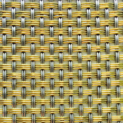32% Öffnungsbereich Architektur Dekorative Gewebte Metallgitter für Schränke