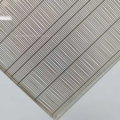 Hohe Zugfestigkeit Festigkeit Dekoratives Drahtnetz Laminates Glas Feuerbeständigkeit A1