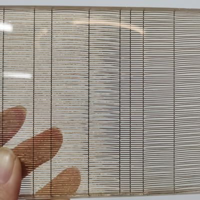 Hohe Zugfestigkeit Festigkeit Dekoratives Drahtnetz Laminates Glas Feuerbeständigkeit A1