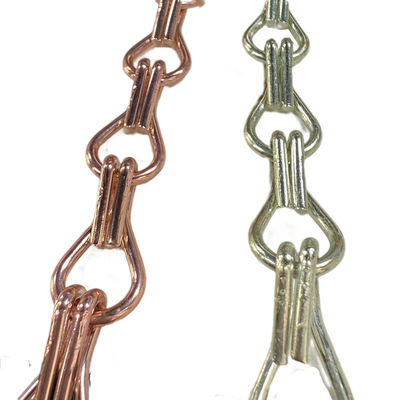 Hook Link mit anodisierten Insektenschutzzimmer Trennwände Aluminium Doppelkettenvorhänge für einen effektiven Fluchenschutz