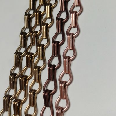 15.7 mm x 8.85 mm Größe Metallvorhänge mit Aluminium-Sondermuster