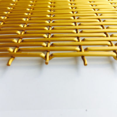 Design Metallbildschirm Dekorationswandplatten für Wohnzimmer Trennwand Aluminium Wire Mesh Raum Trennwand