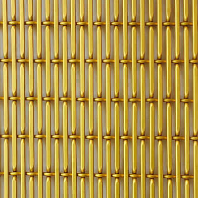 Design Metallbildschirm Dekorationswandplatten für Wohnzimmer Trennwand Aluminium Wire Mesh Raum Trennwand