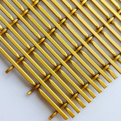 Design Metallbildschirm Dekorationswandplatten für Wohnzimmer Trennwand Aluminium Wire Mesh Raum Trennwand