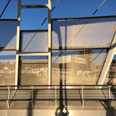 Graue gewebte Stahlplatten mit Anodisierung verbessern die Architektur