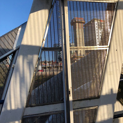 Graue gewebte Stahlplatten mit Anodisierung verbessern die Architektur
