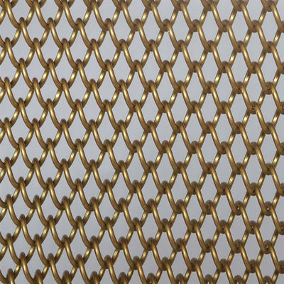 Metallspulen-Drapery Metalldrahtnetzvorhang / Aluminiummetallnetzvorhang